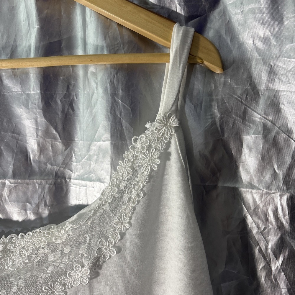 Avon White Cotton Lace Chemise Nightgown Lingerie Size‎ 3X Brand New - Picture 5 of 6